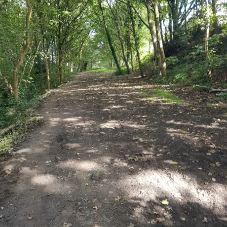 Train-sized Footpath
