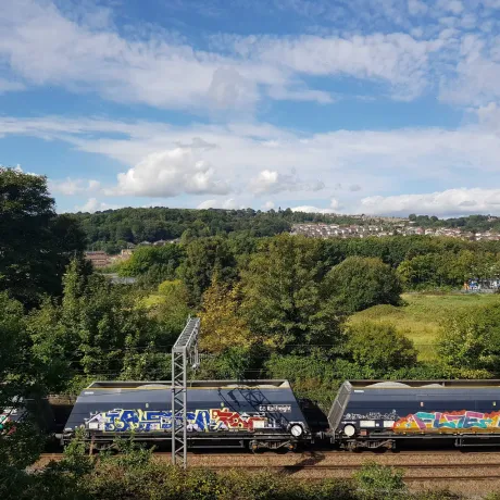 Aggregate Train from Settle to Leeds